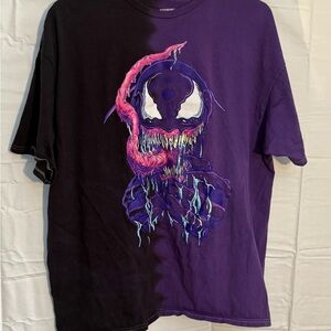 Marvel Black and Purple Venom Graphic Tee